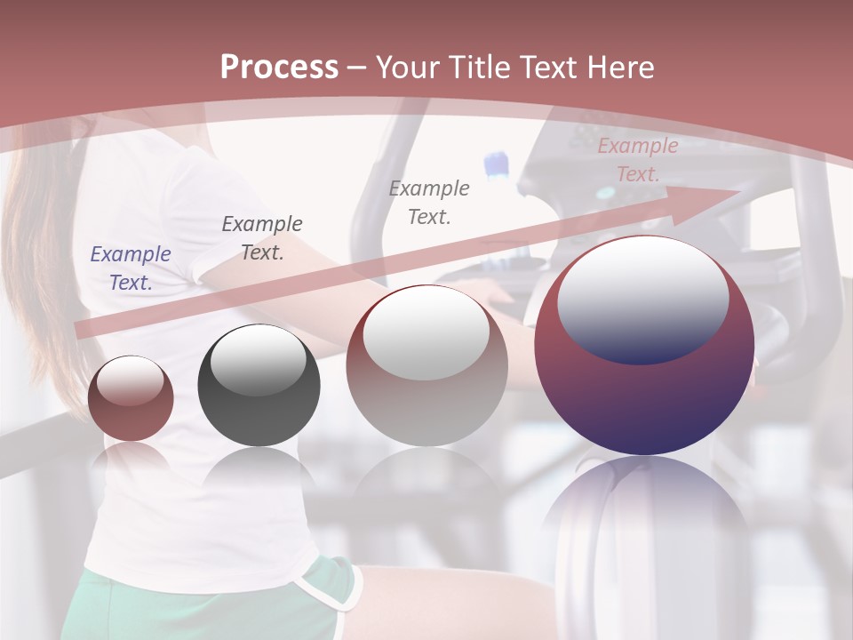 Moving Wellbeing Caucasian PowerPoint Template