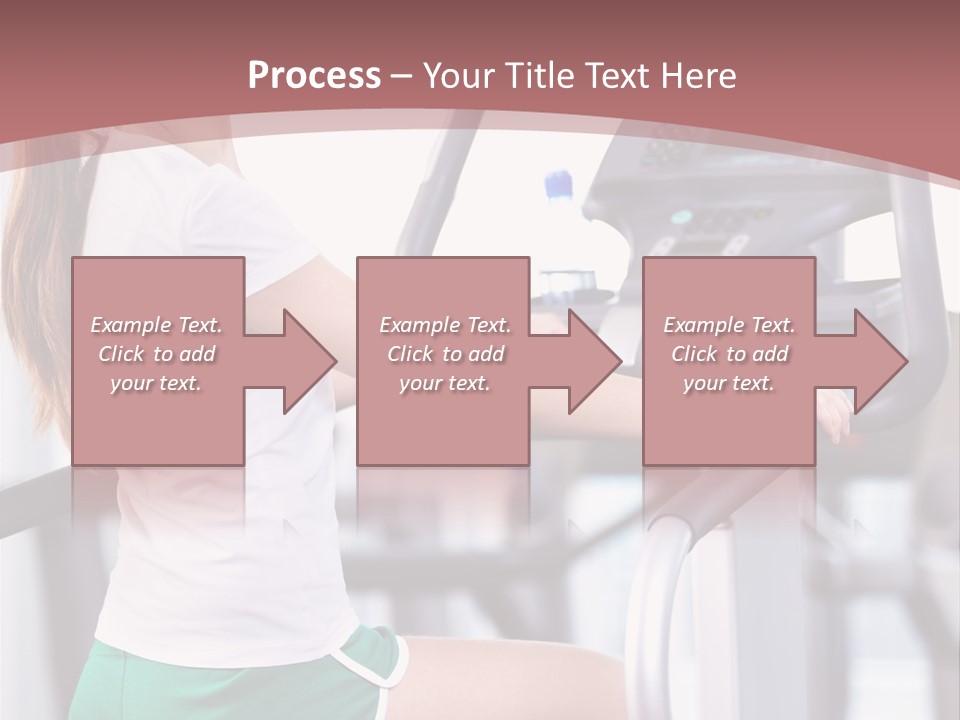 Moving Wellbeing Caucasian PowerPoint Template