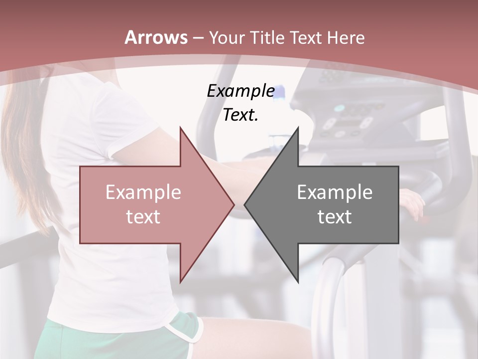 Moving Wellbeing Caucasian PowerPoint Template