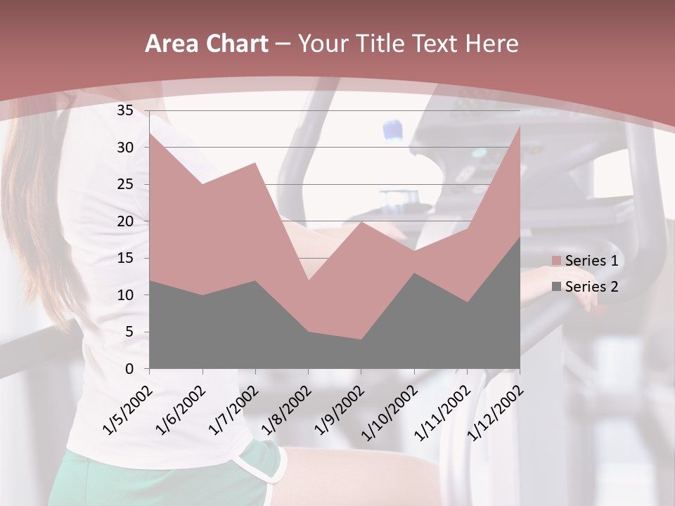 Moving Wellbeing Caucasian PowerPoint Template