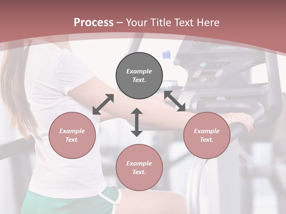Moving Wellbeing Caucasian PowerPoint Template