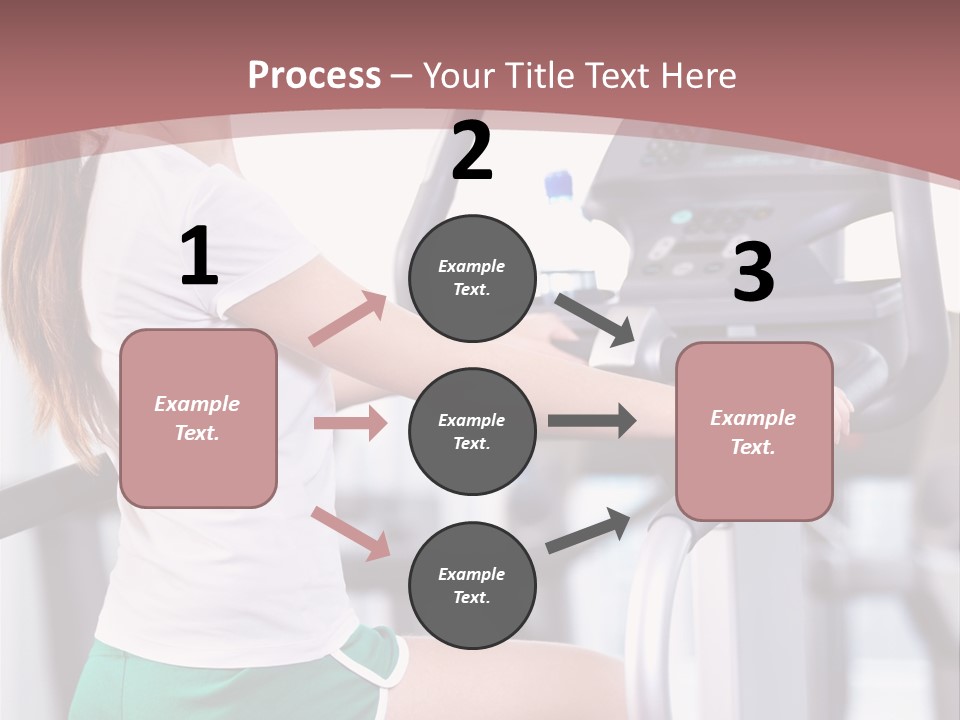Moving Wellbeing Caucasian PowerPoint Template