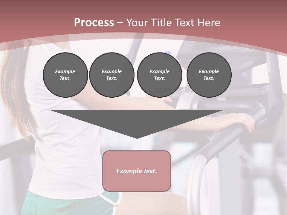 Moving Wellbeing Caucasian PowerPoint Template