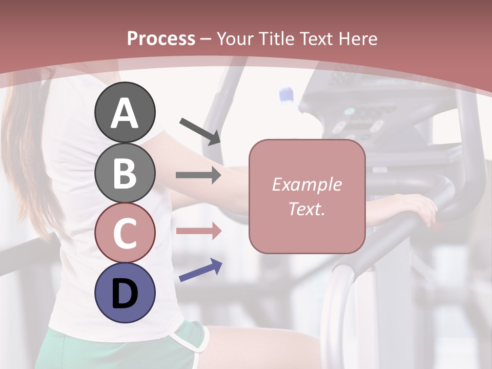 Moving Wellbeing Caucasian PowerPoint Template