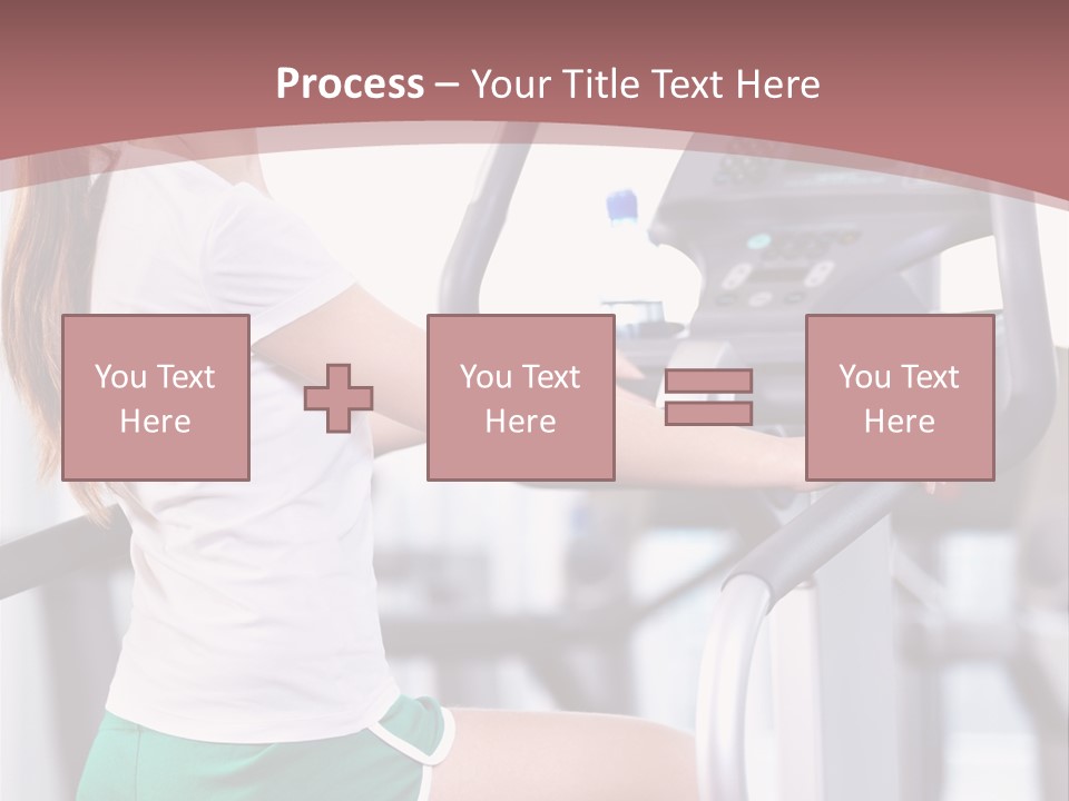 Moving Wellbeing Caucasian PowerPoint Template