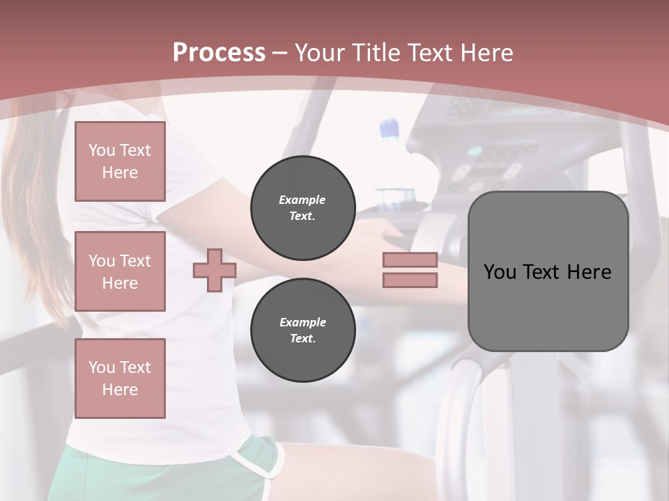 Moving Wellbeing Caucasian PowerPoint Template