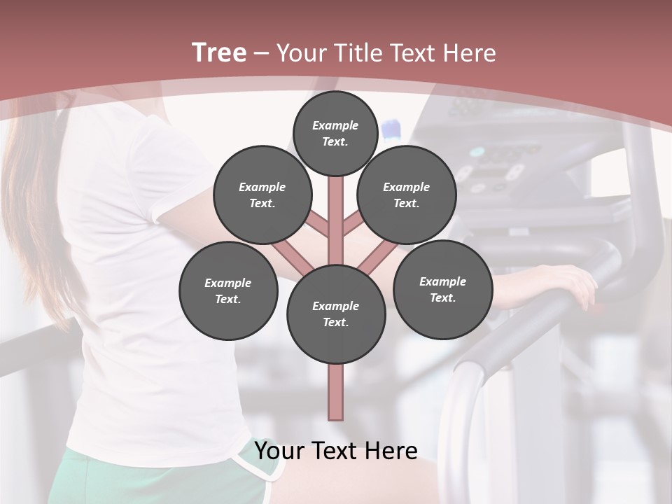 Moving Wellbeing Caucasian PowerPoint Template