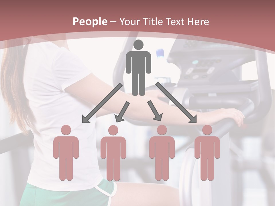 Moving Wellbeing Caucasian PowerPoint Template