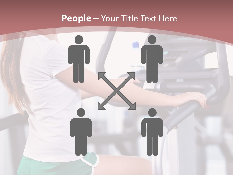 Moving Wellbeing Caucasian PowerPoint Template