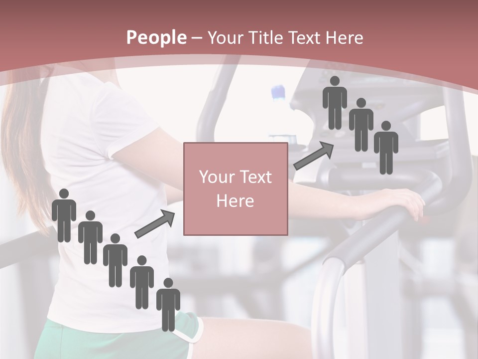 Moving Wellbeing Caucasian PowerPoint Template