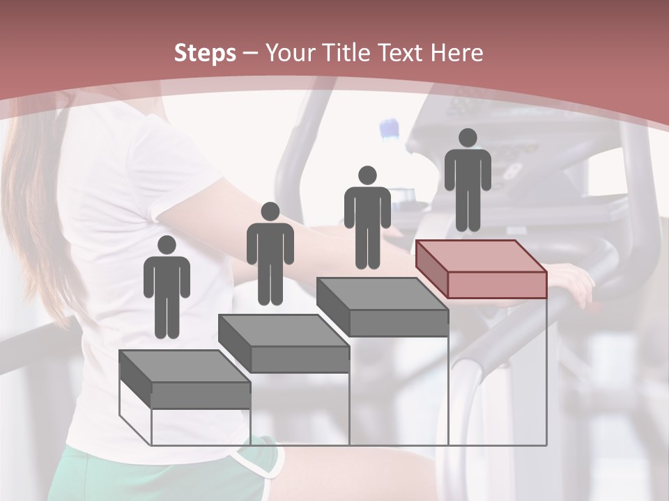 Moving Wellbeing Caucasian PowerPoint Template