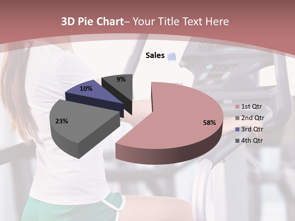 Moving Wellbeing Caucasian PowerPoint Template