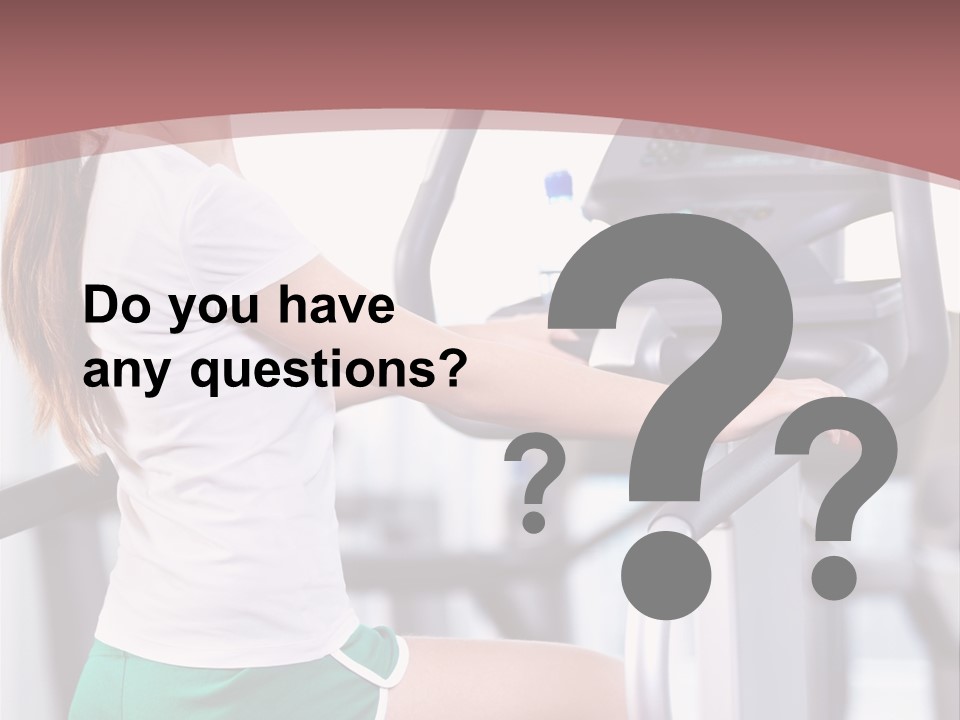 Moving Wellbeing Caucasian PowerPoint Template