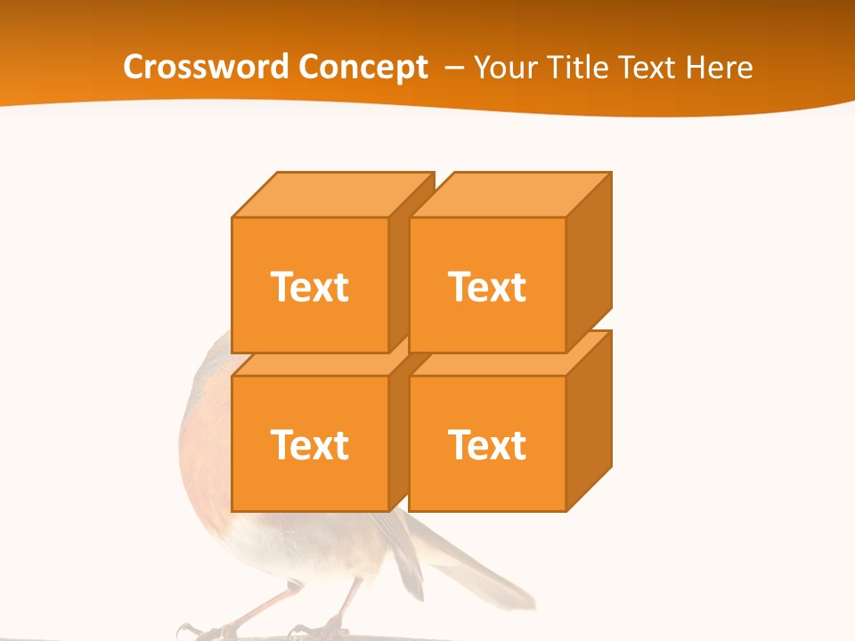 Close Perched Sing PowerPoint Template