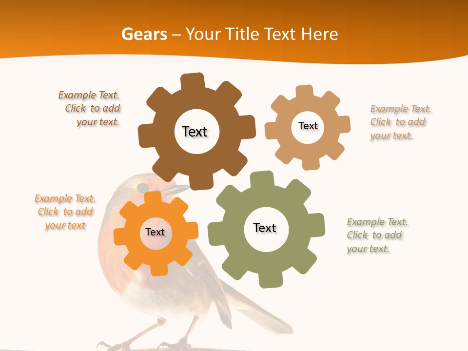 Close Perched Sing PowerPoint Template