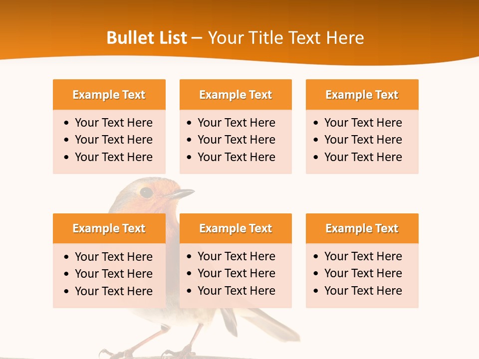 Close Perched Sing PowerPoint Template
