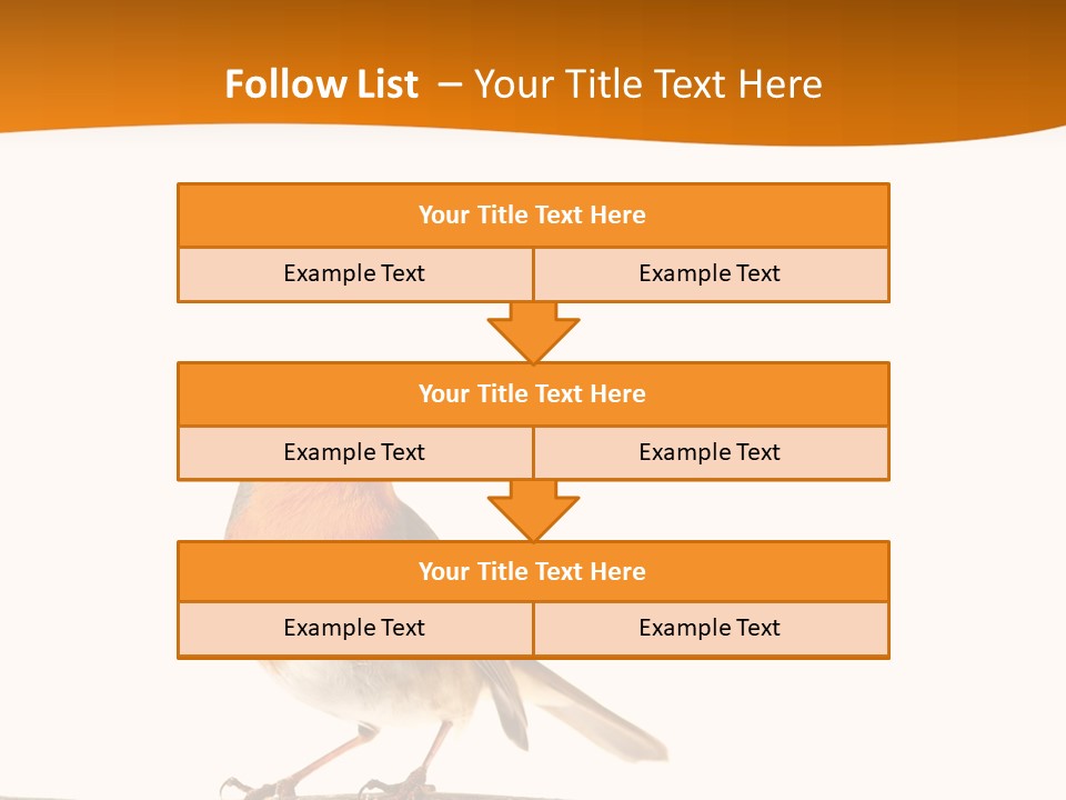 Close Perched Sing PowerPoint Template