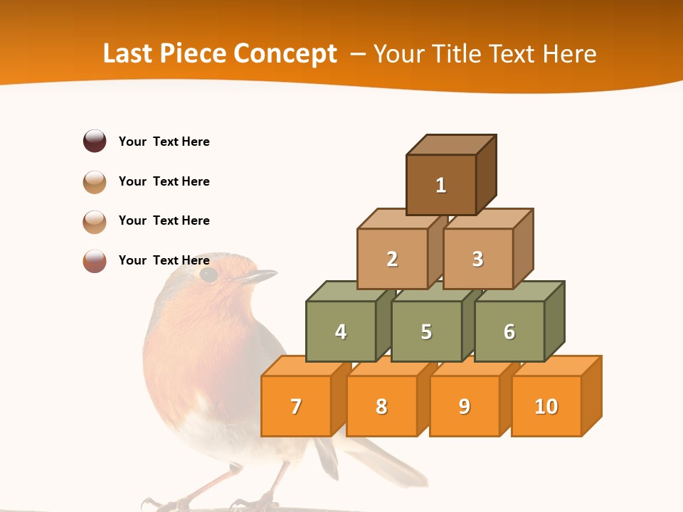 Close Perched Sing PowerPoint Template