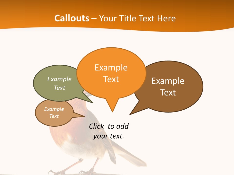 Close Perched Sing PowerPoint Template