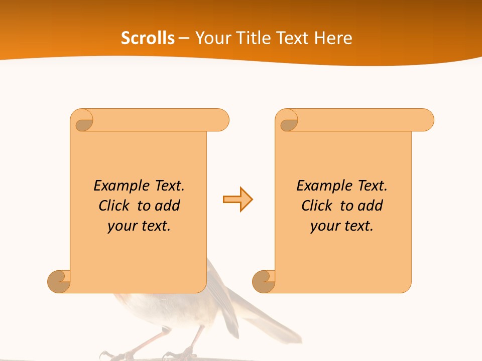 Close Perched Sing PowerPoint Template