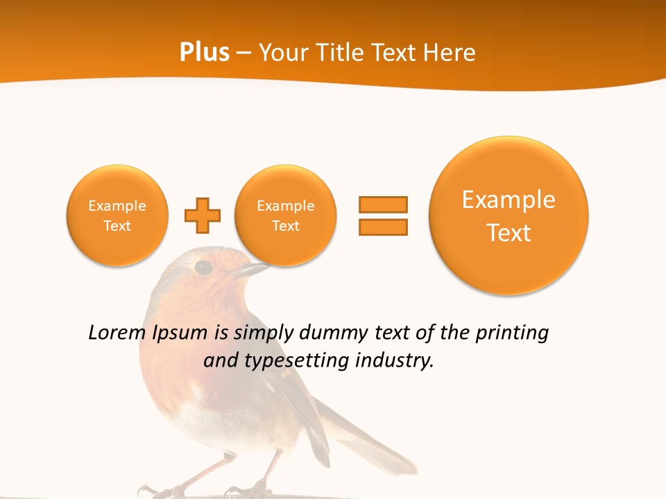 Close Perched Sing PowerPoint Template