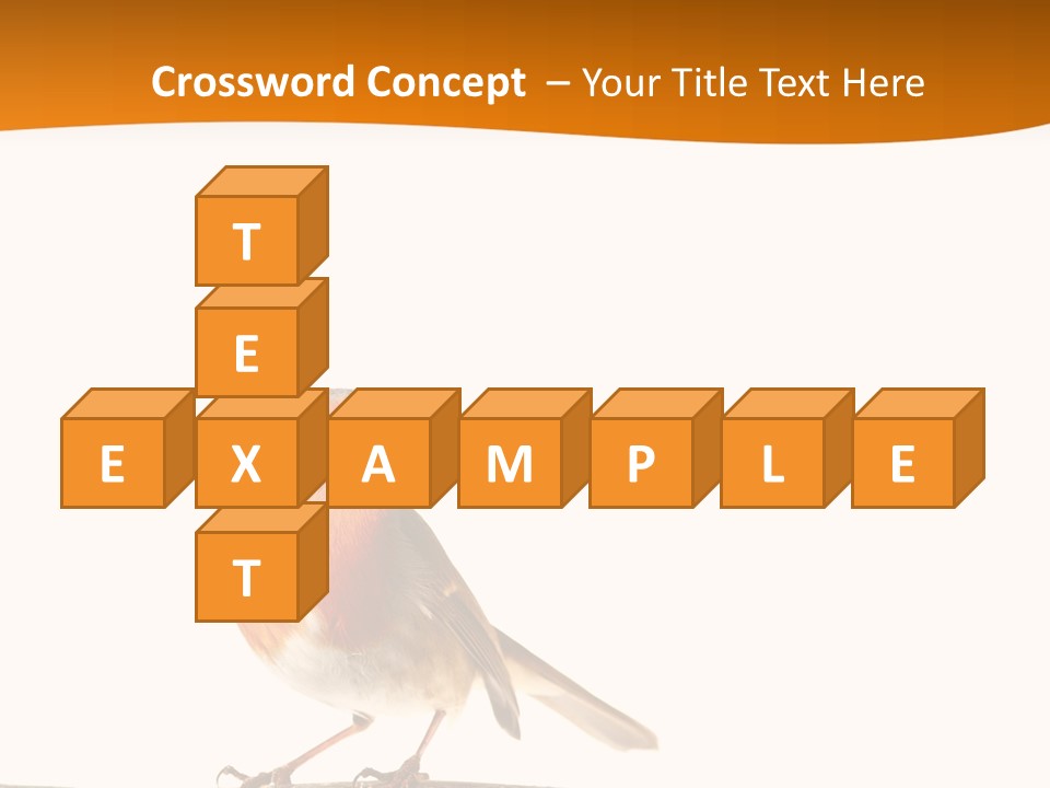 Close Perched Sing PowerPoint Template