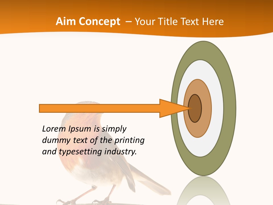 Close Perched Sing PowerPoint Template