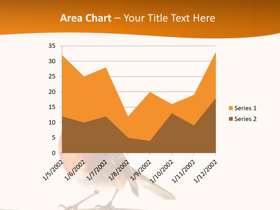 Close Perched Sing PowerPoint Template