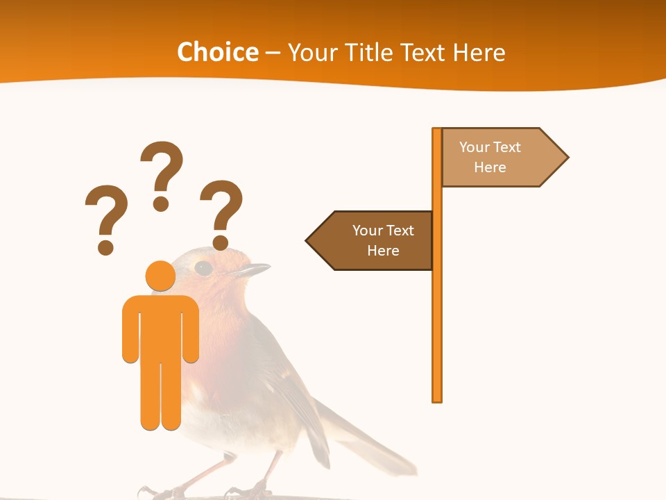 Close Perched Sing PowerPoint Template