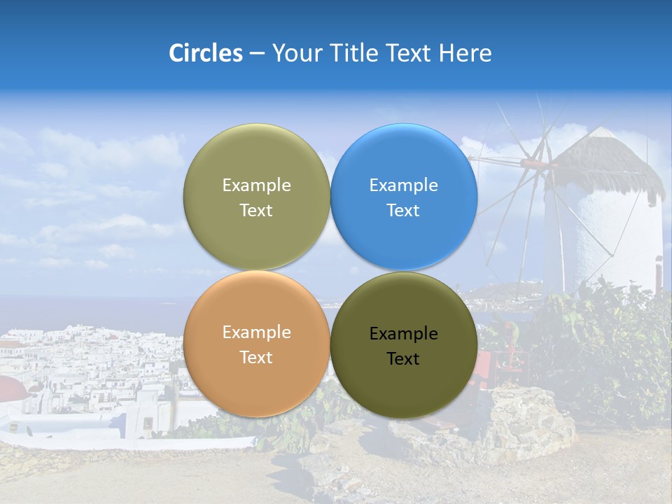 Island Of Mykonos PowerPoint Template