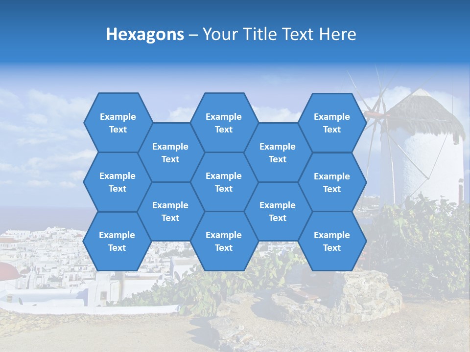 Island Of Mykonos PowerPoint Template