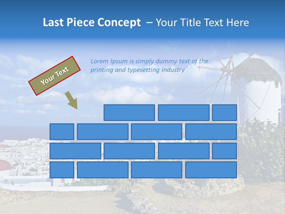 Island Of Mykonos PowerPoint Template