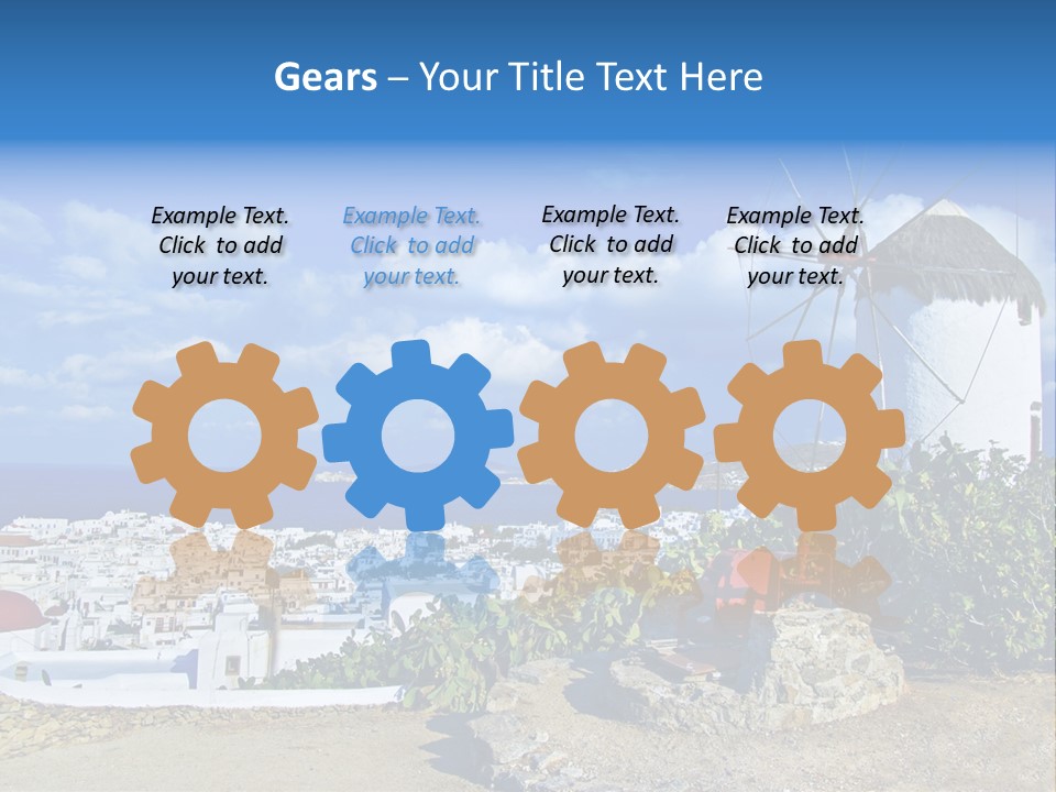 Island Of Mykonos PowerPoint Template