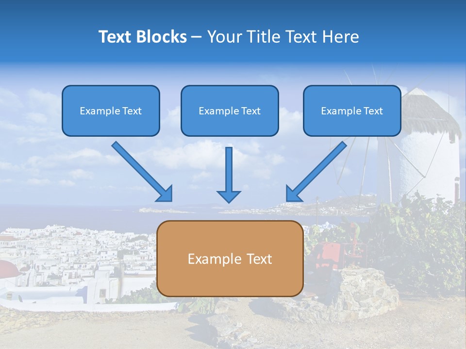 Island Of Mykonos PowerPoint Template
