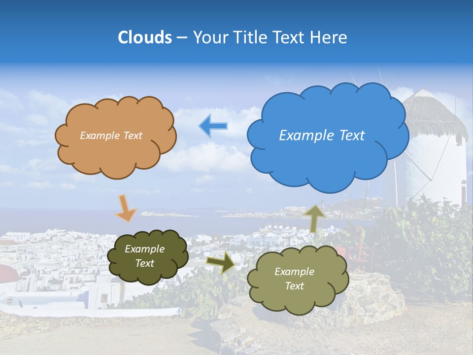 Island Of Mykonos PowerPoint Template