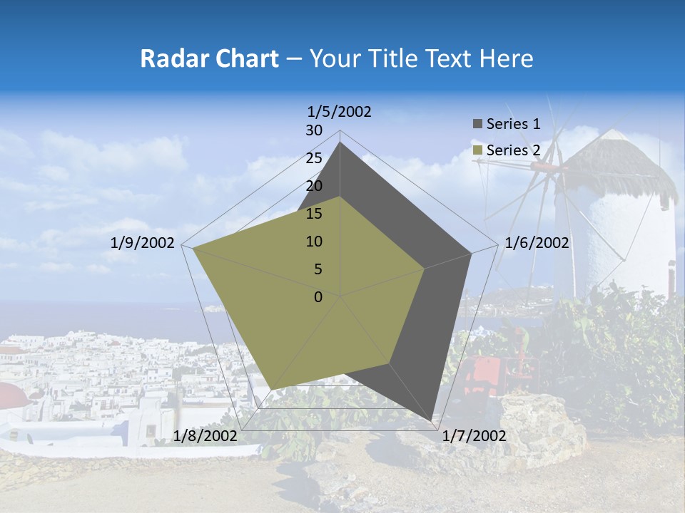 Island Of Mykonos PowerPoint Template