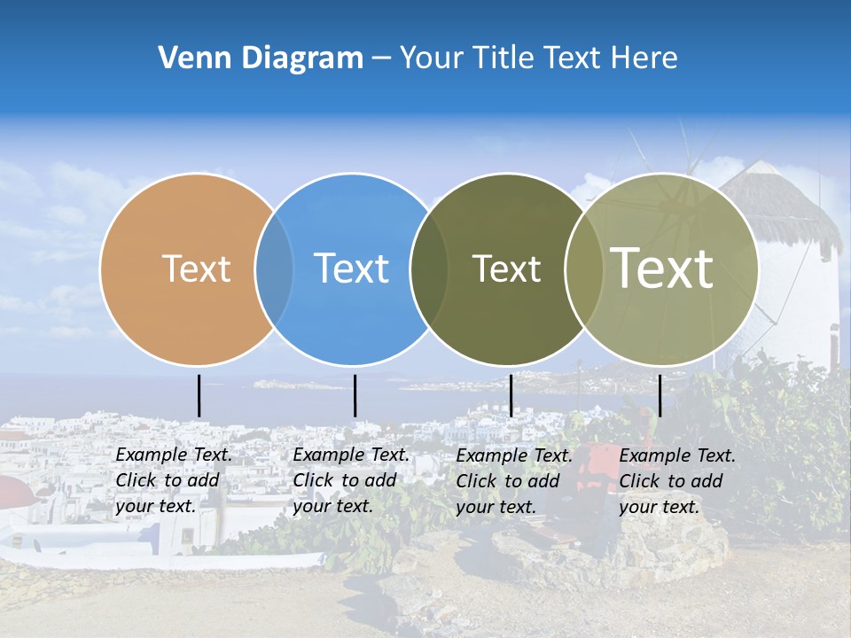 Island Of Mykonos PowerPoint Template