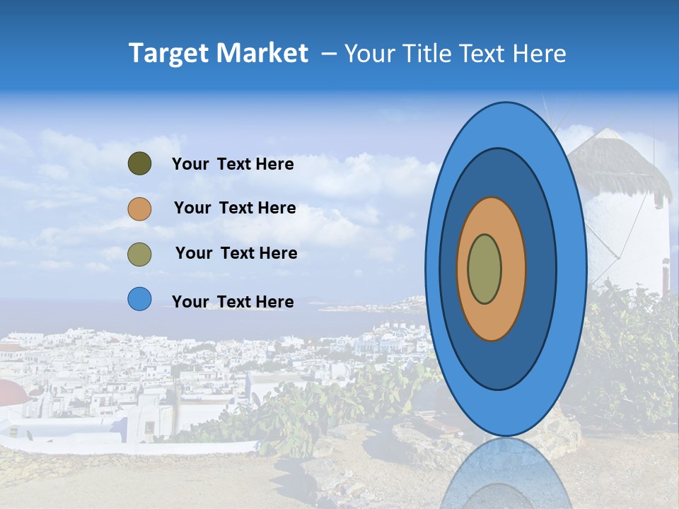 Island Of Mykonos PowerPoint Template