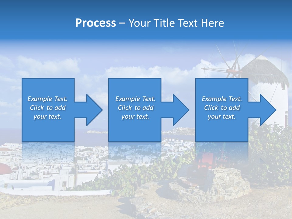 Island Of Mykonos PowerPoint Template