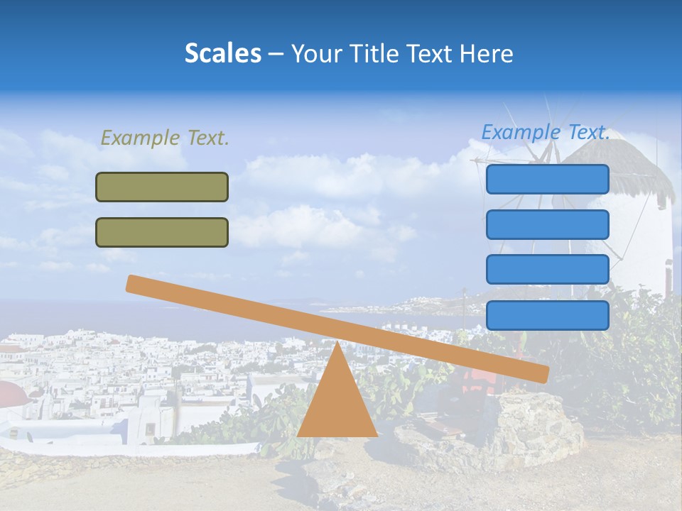 Island Of Mykonos PowerPoint Template