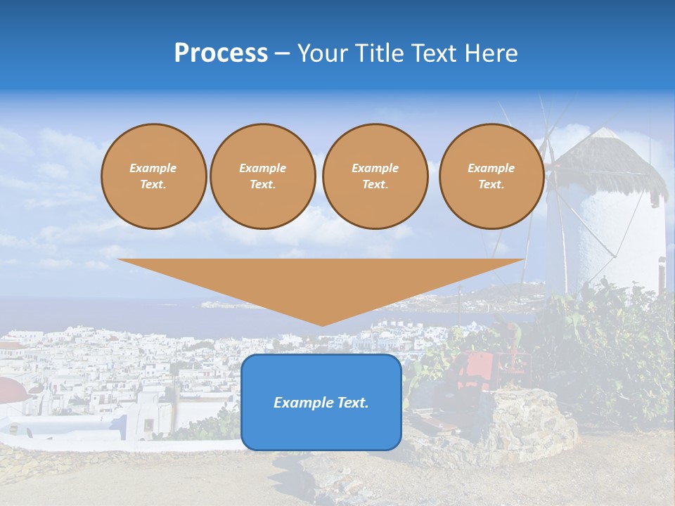 Island Of Mykonos PowerPoint Template