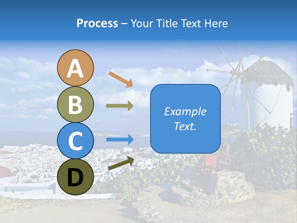 Island Of Mykonos PowerPoint Template