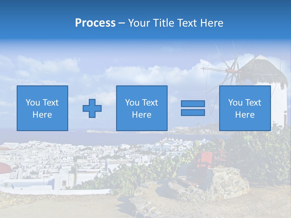 Island Of Mykonos PowerPoint Template