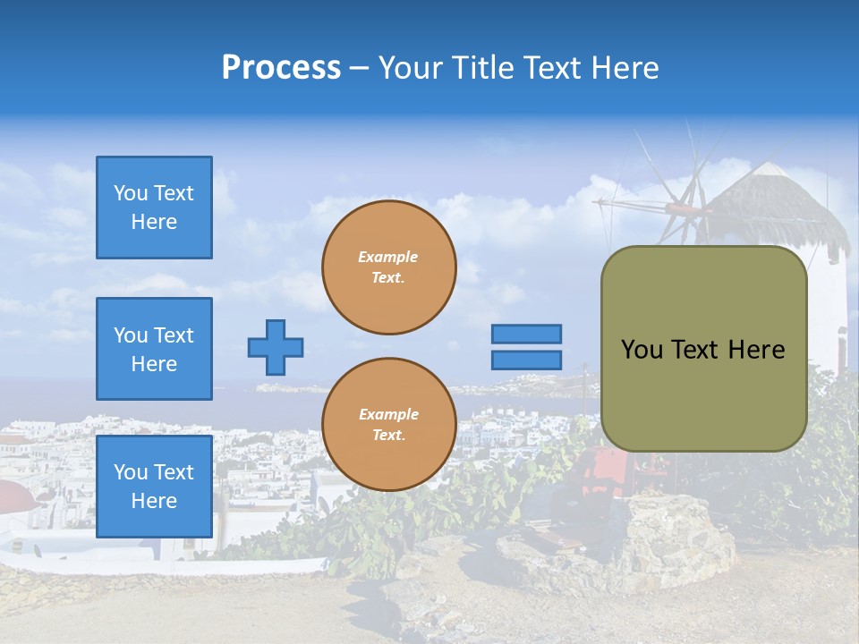 Island Of Mykonos PowerPoint Template