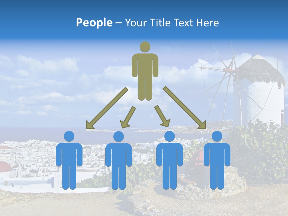 Island Of Mykonos PowerPoint Template