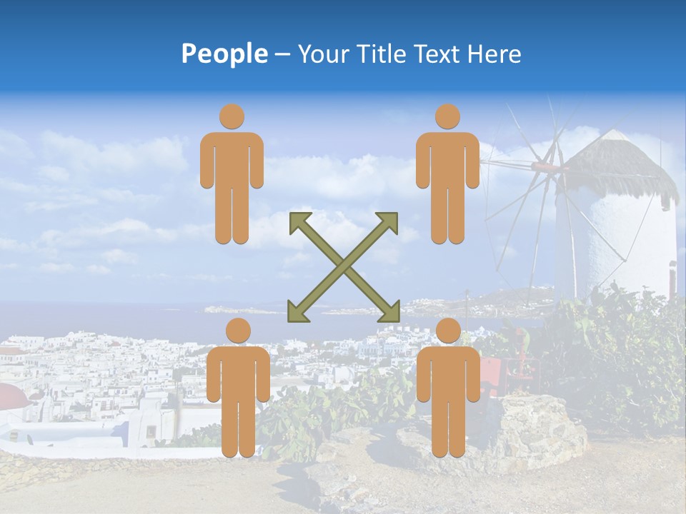 Island Of Mykonos PowerPoint Template