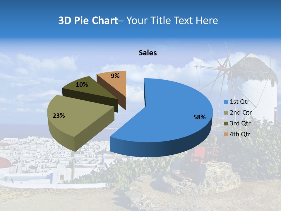 Island Of Mykonos PowerPoint Template