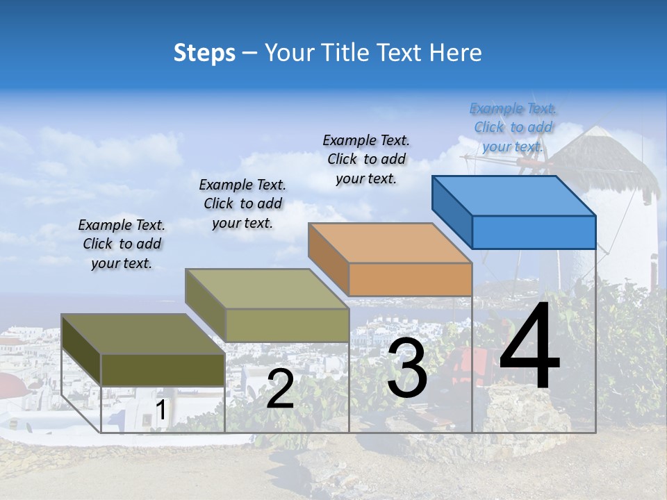 Island Of Mykonos PowerPoint Template