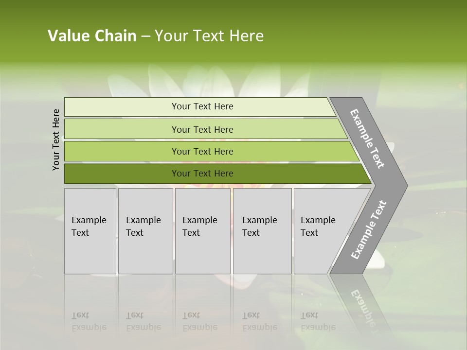 White Water Lily PowerPoint Template