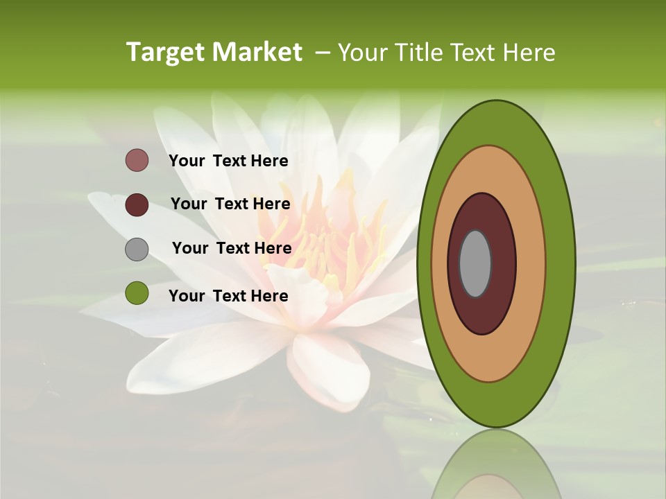 White Water Lily PowerPoint Template